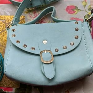 Jeweled crossbody bag - blue (BOGO sale)